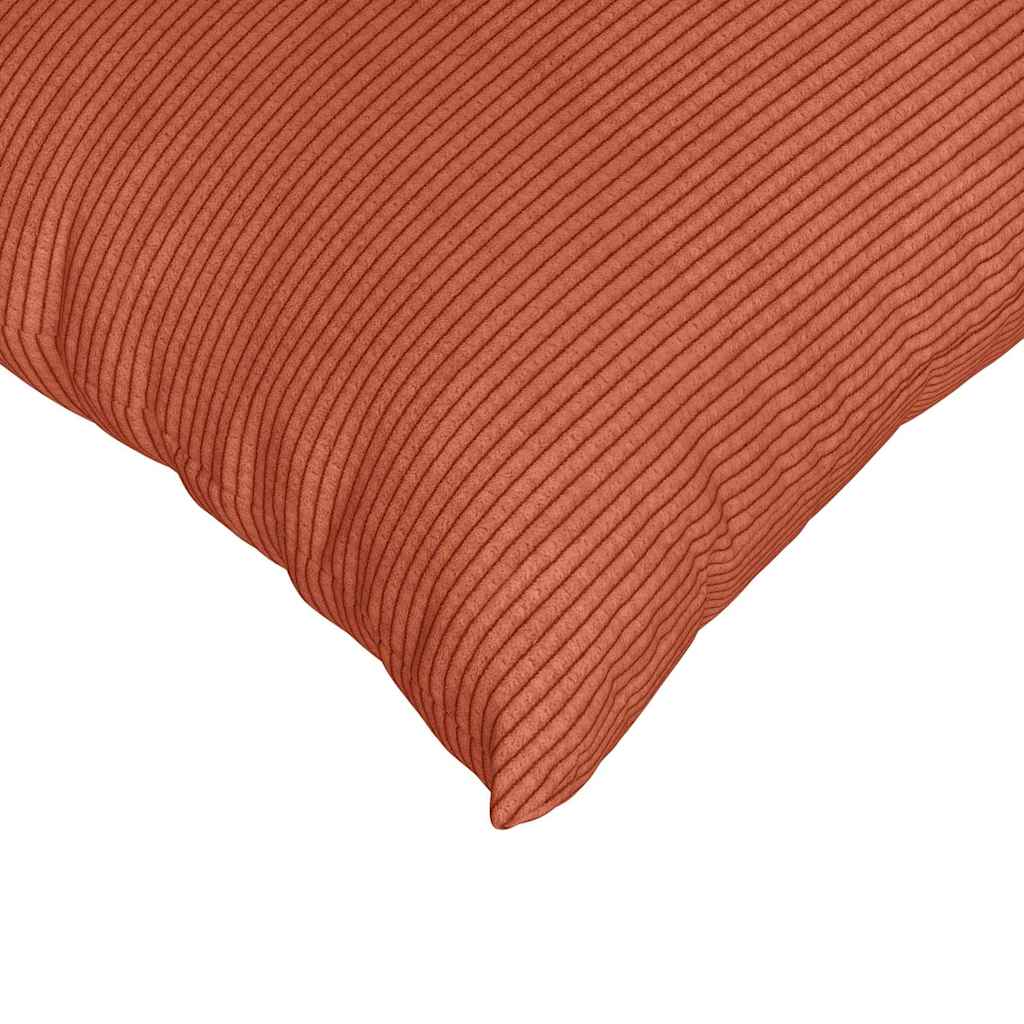 Sofapuder 2 pcs Rød orange 80 x 40 cm Velourstof