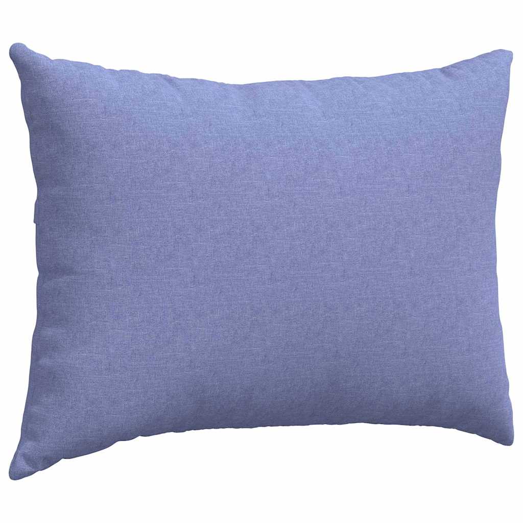 Sofapuder 2 stk. Stof Jeans blå 70 x 50 cm