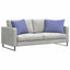 Sofapuder 2 stk. Stof Jeans blå 70 x 50 cm