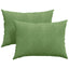 Sofapuder 2 pcs Lysegrøn 70 x 50 cm Velourstof