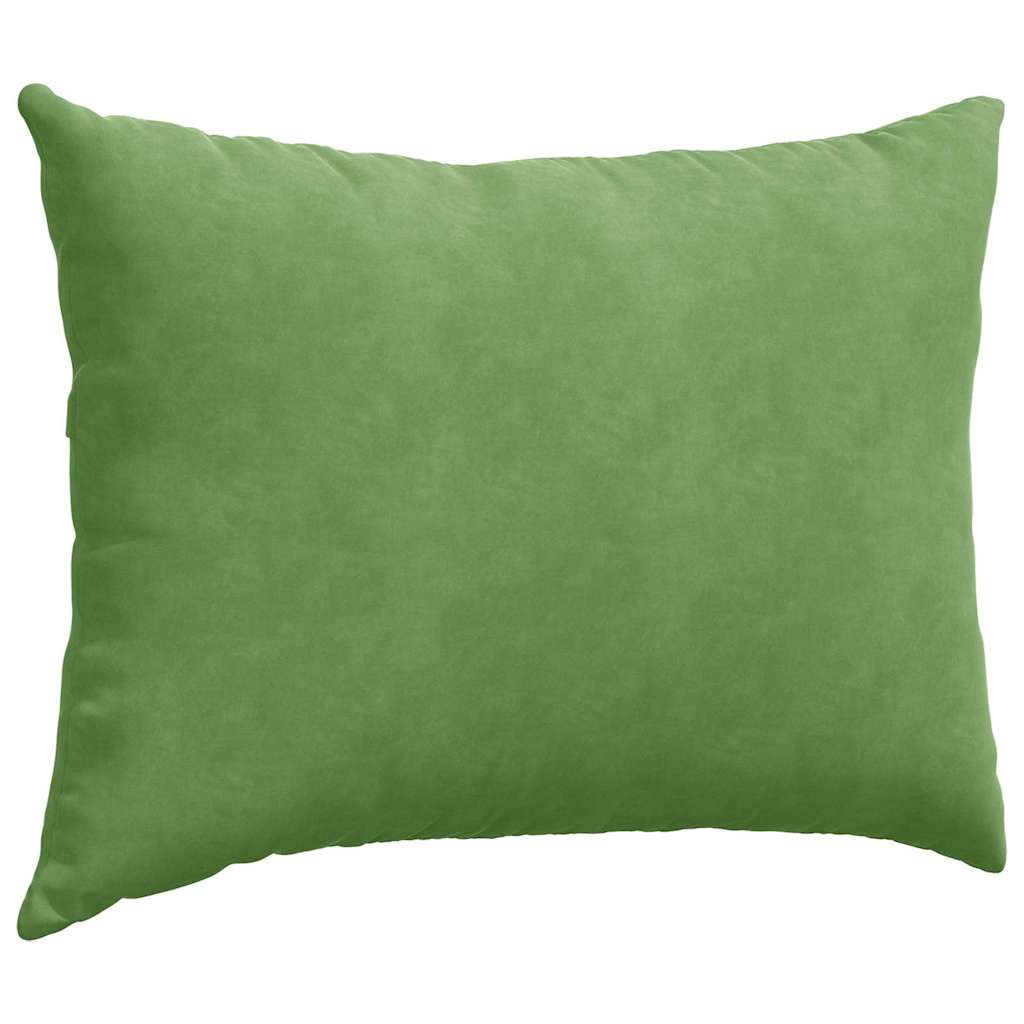 Sofapuder 2 pcs Lysegrøn 70 x 50 cm Velourstof