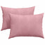 Sofapuder 2 pcs Lyserød 70 x 50 cm Velourstof