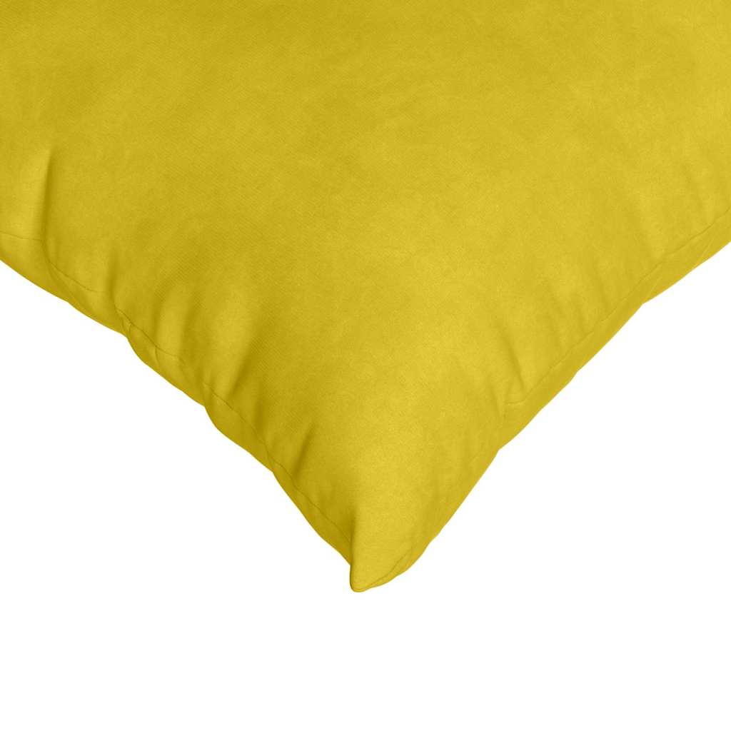 Sofapuder 2 pcs Gul 70 x 50 cm Velourstof
