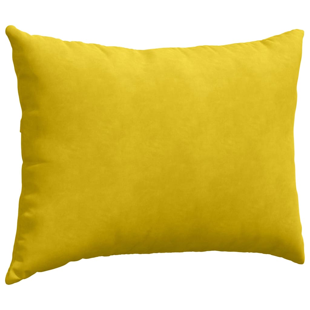 Sofapuder 2 pcs Gul 70 x 50 cm Velourstof