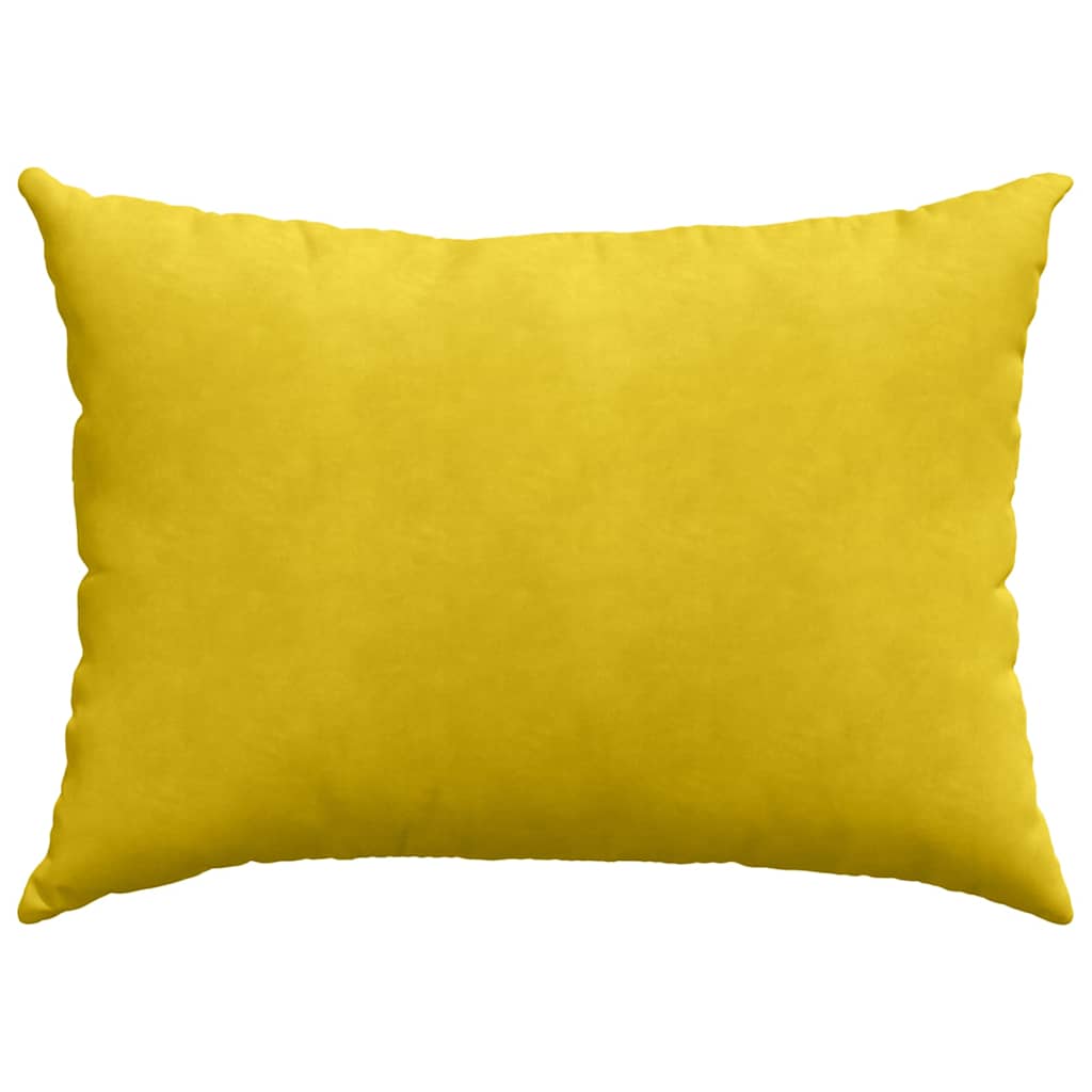 Sofapuder 2 pcs Gul 70 x 50 cm Velourstof