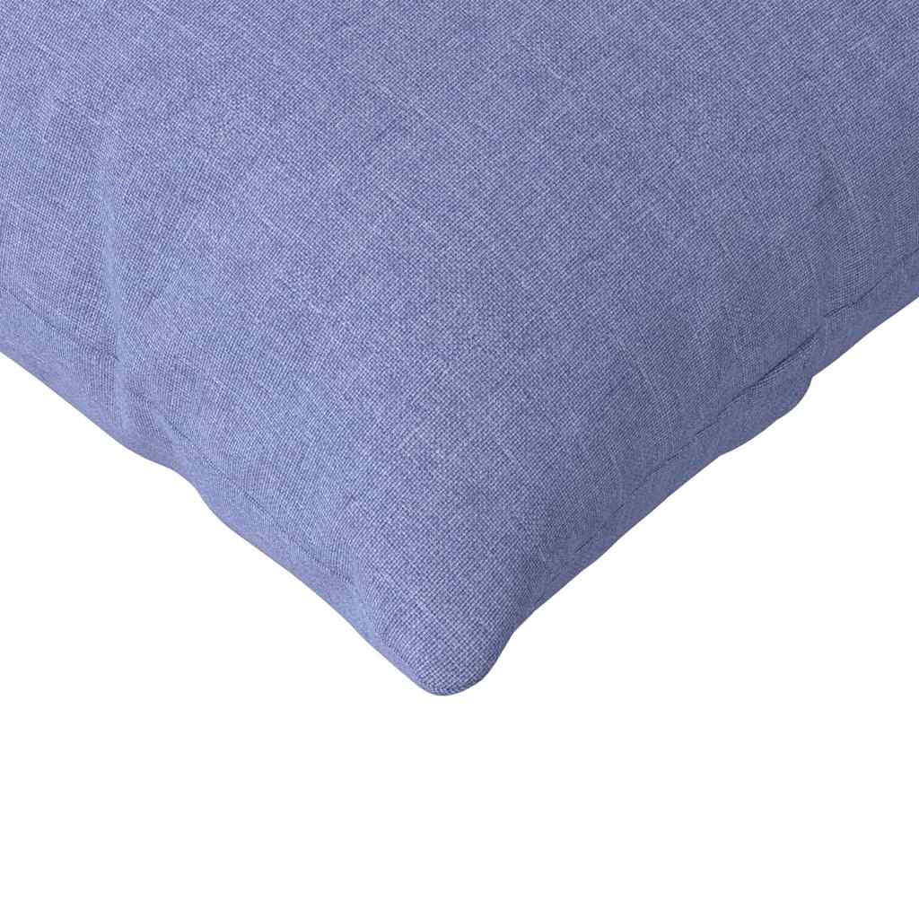 Sofapuder 2 stk. Stof Jeans blå 120 x 40 cm