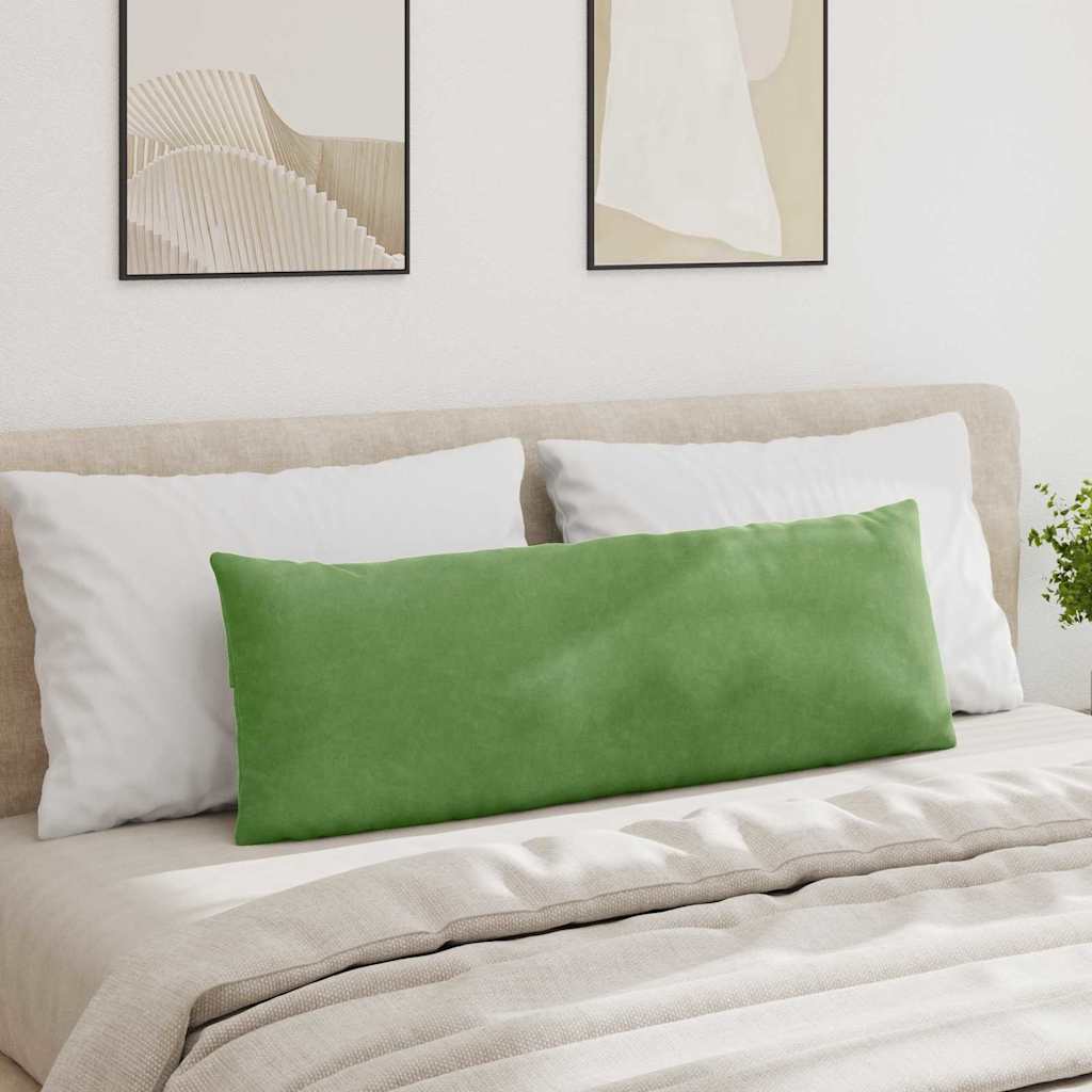 Sofapuder 2 pcs Lysegrøn 120 x 40 cm Velourstof