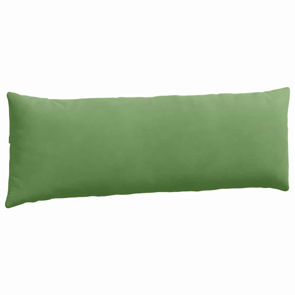Sofapuder 2 pcs Lysegrøn 120 x 40 cm Velourstof