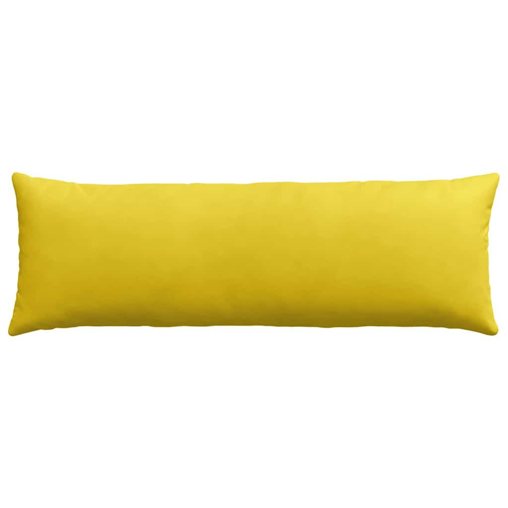 Sofapuder 2 pcs Gul 120 x 40 cm Velourstof
