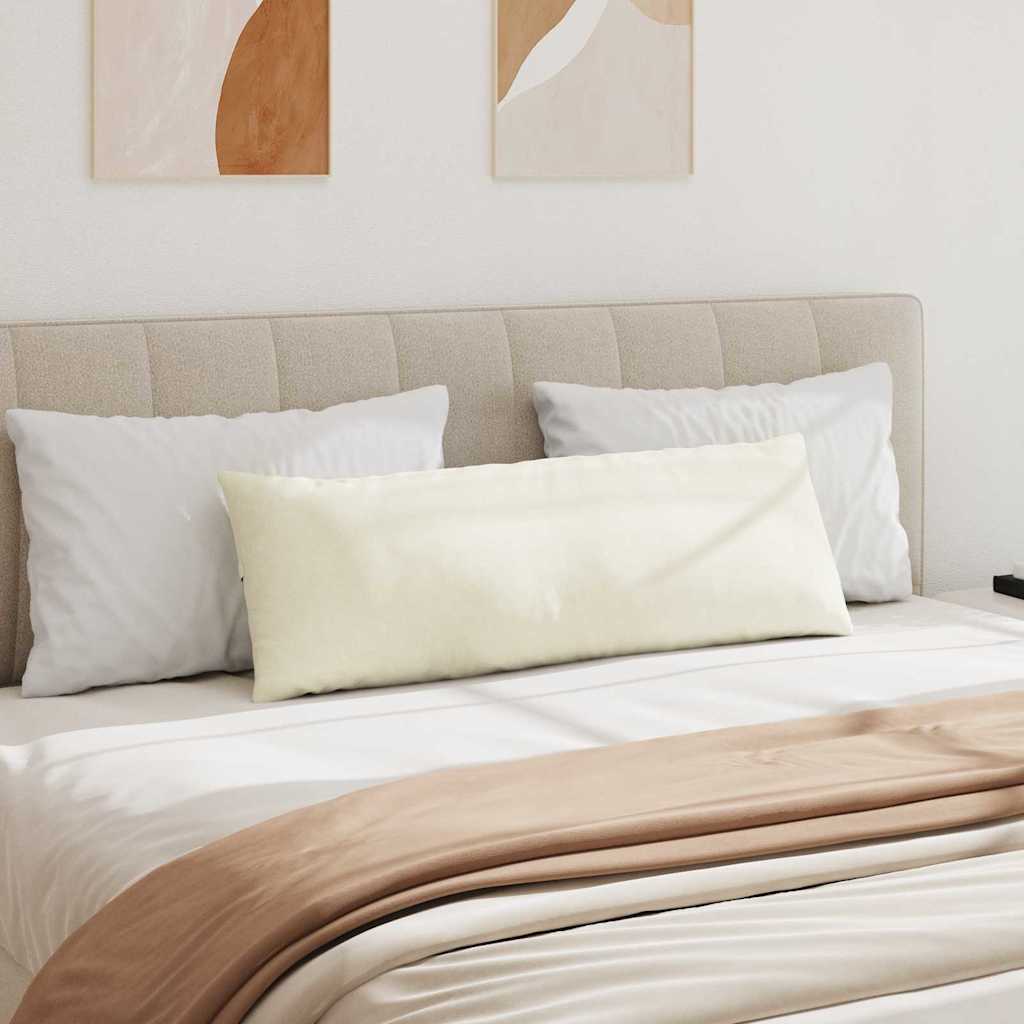 Sofapuder 2 pcs Creme 120 x 40 cm Velourstof