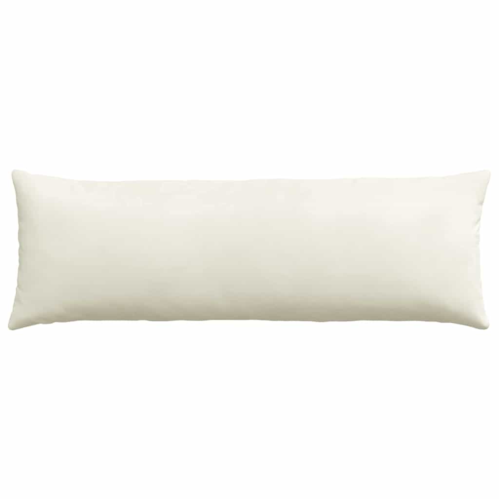 Sofapuder 2 pcs Creme 120 x 40 cm Velourstof