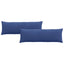 Sofapuder 2 pcs Politi blå 120 x 40 cm Velourstof