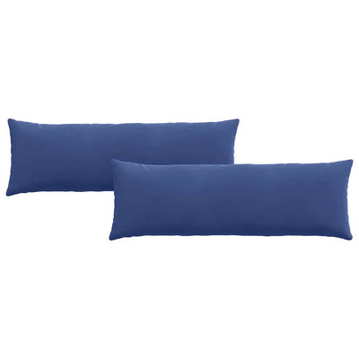 Sofapuder 2 pcs Politi blå 120 x 40 cm Velourstof