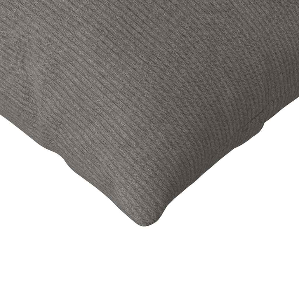 Sofapuder 2 pcs Lysegrå 120 x 40 cm Velourstof