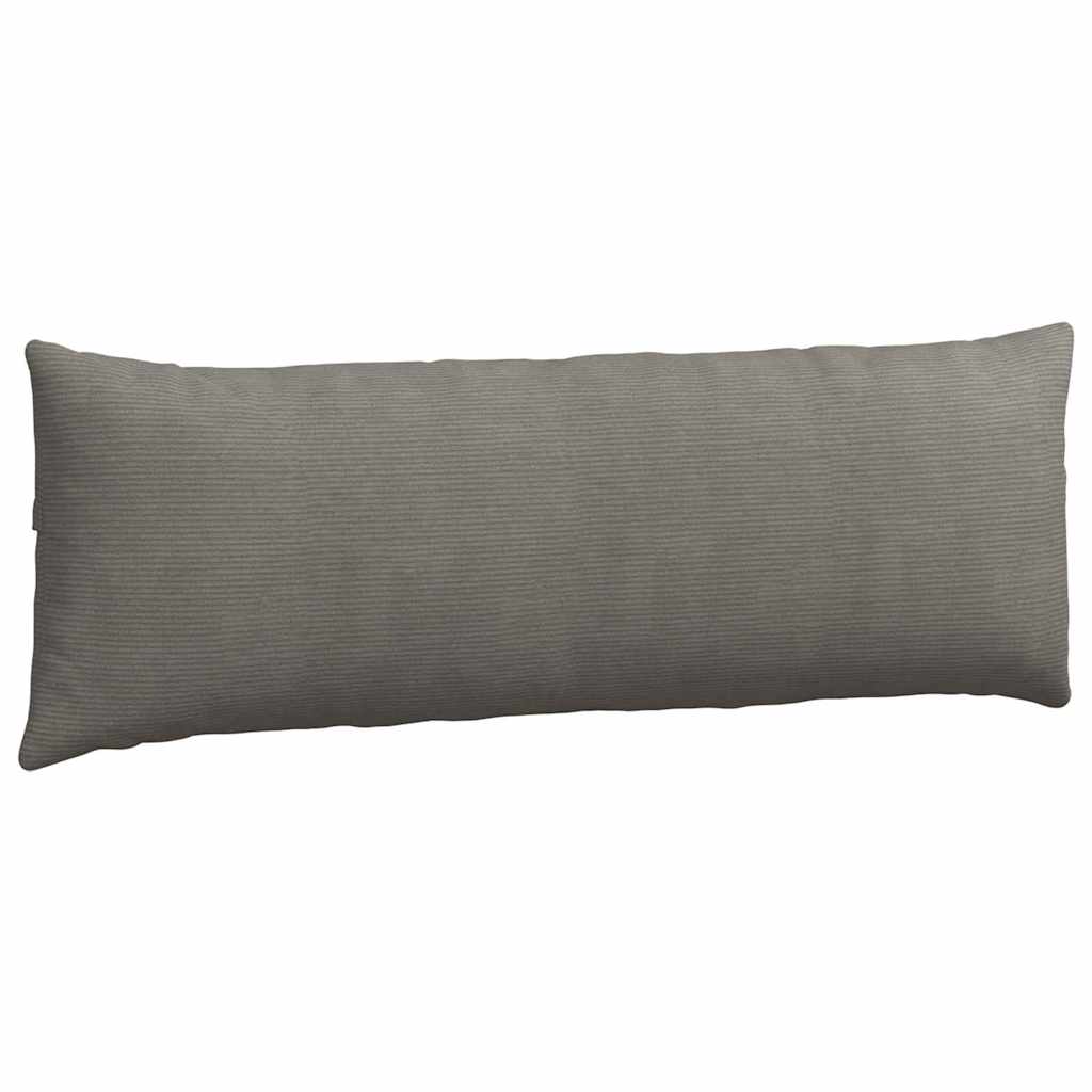Sofapuder 2 pcs Lysegrå 120 x 40 cm Velourstof