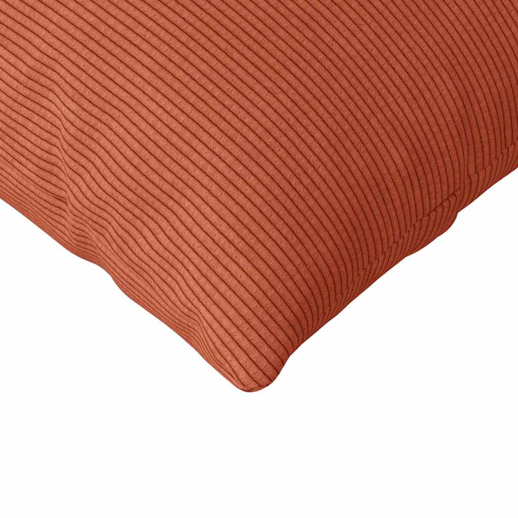 Sofapuder 2 pcs Rød orange 120 x 40 cm Velourstof