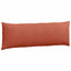 Sofapuder 2 pcs Rød orange 120 x 40 cm Velourstof
