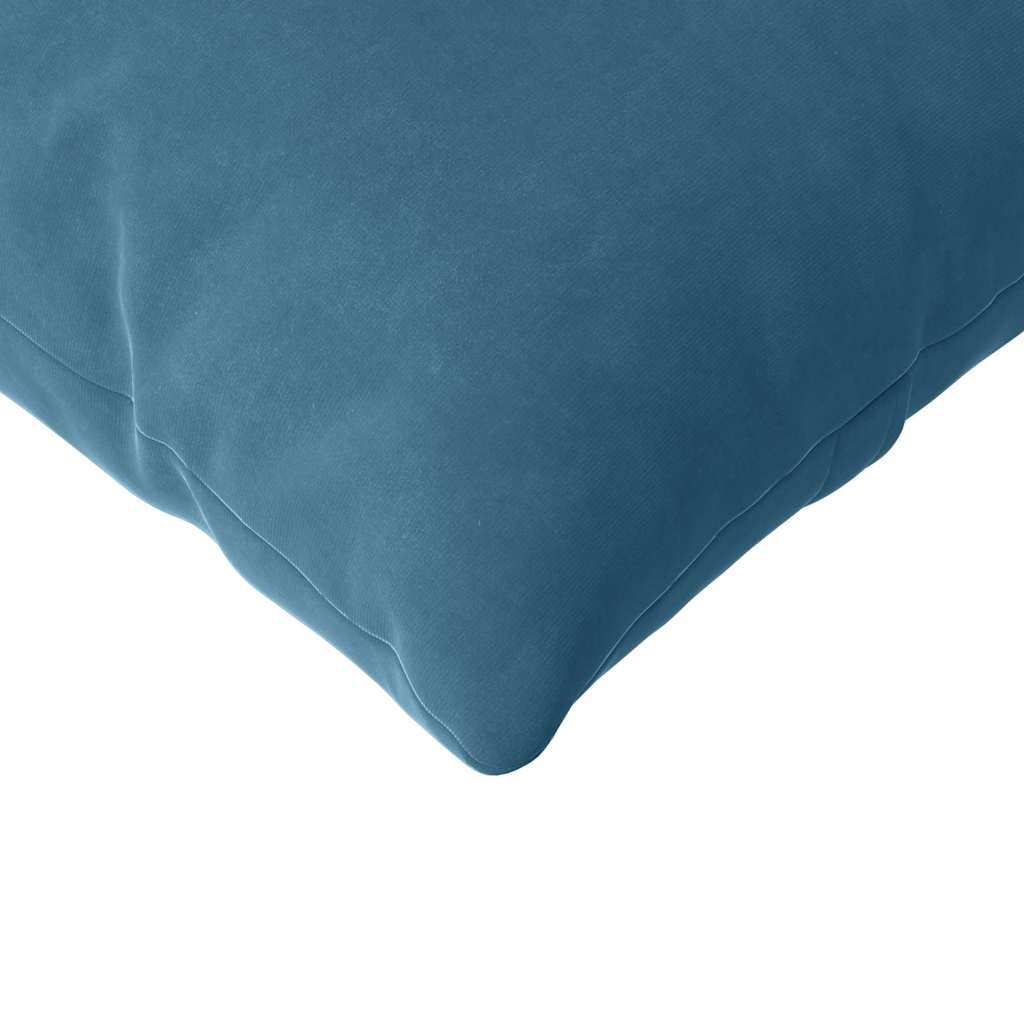 Sofapuder 2 pcs Blå 145 x 40 cm Velourstof
