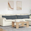 Sofapuder 2 pcs Mørkegrå 145 x 40 cm Velourstof
