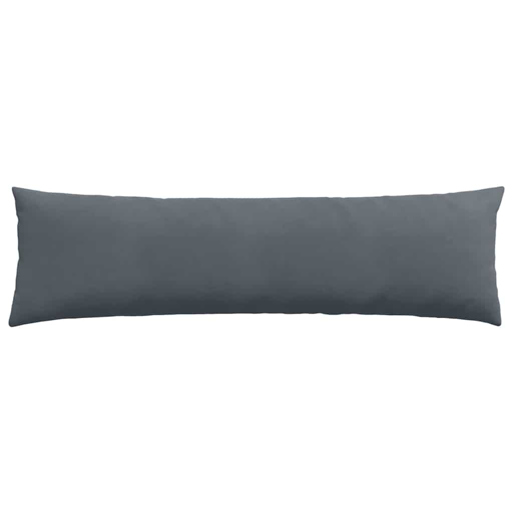 Sofapuder 2 pcs Mørkegrå 145 x 40 cm Velourstof