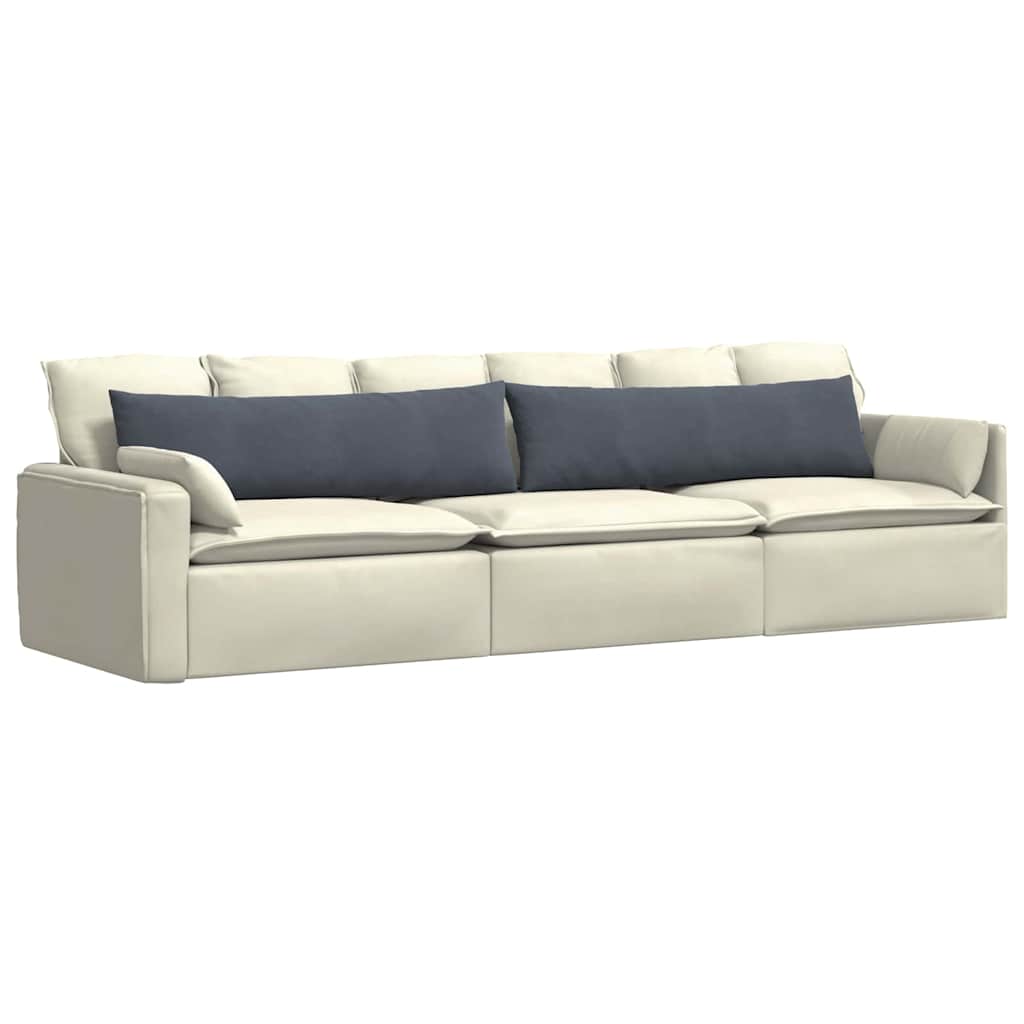 Sofapuder 2 pcs Mørkegrå 145 x 40 cm Velourstof