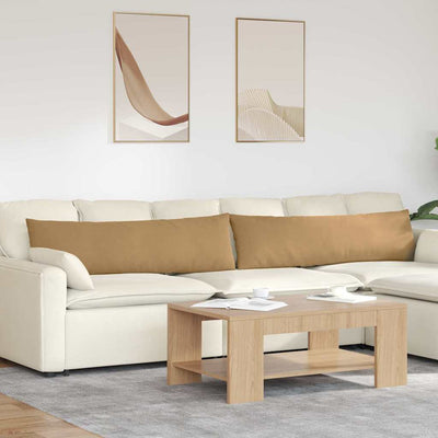 Sofapuder 2 pcs Brun 145 x 40 cm Velourstof