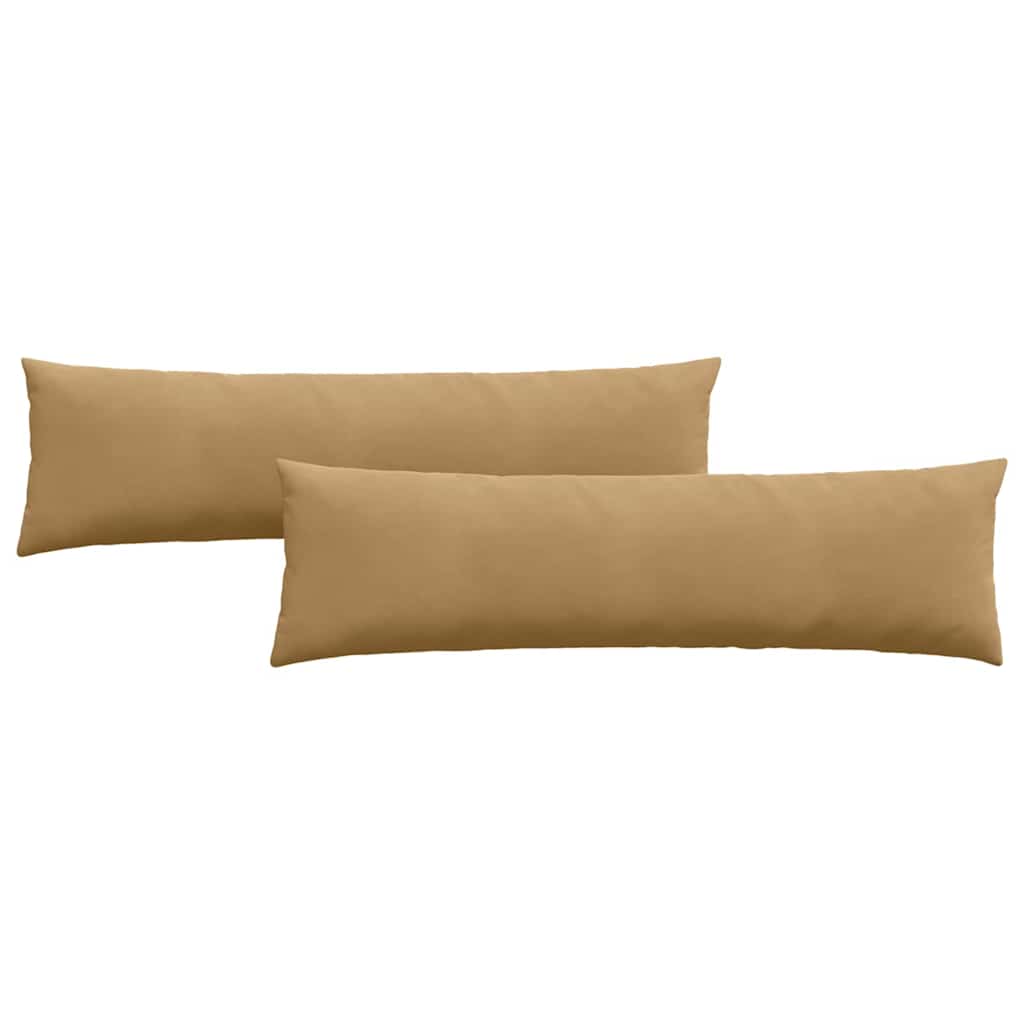 Sofapuder 2 pcs Brun 145 x 40 cm Velourstof