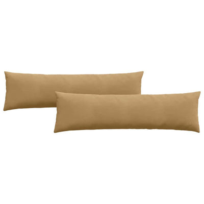 Sofapuder 2 pcs Brun 145 x 40 cm Velourstof