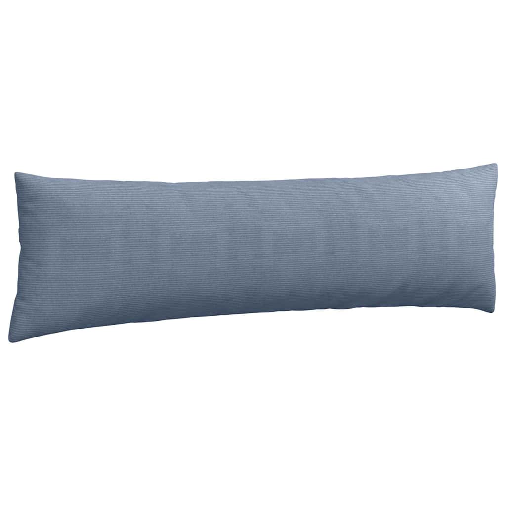 Sofapuder 2 pcs Blå 145 x 40 cm Velourstof