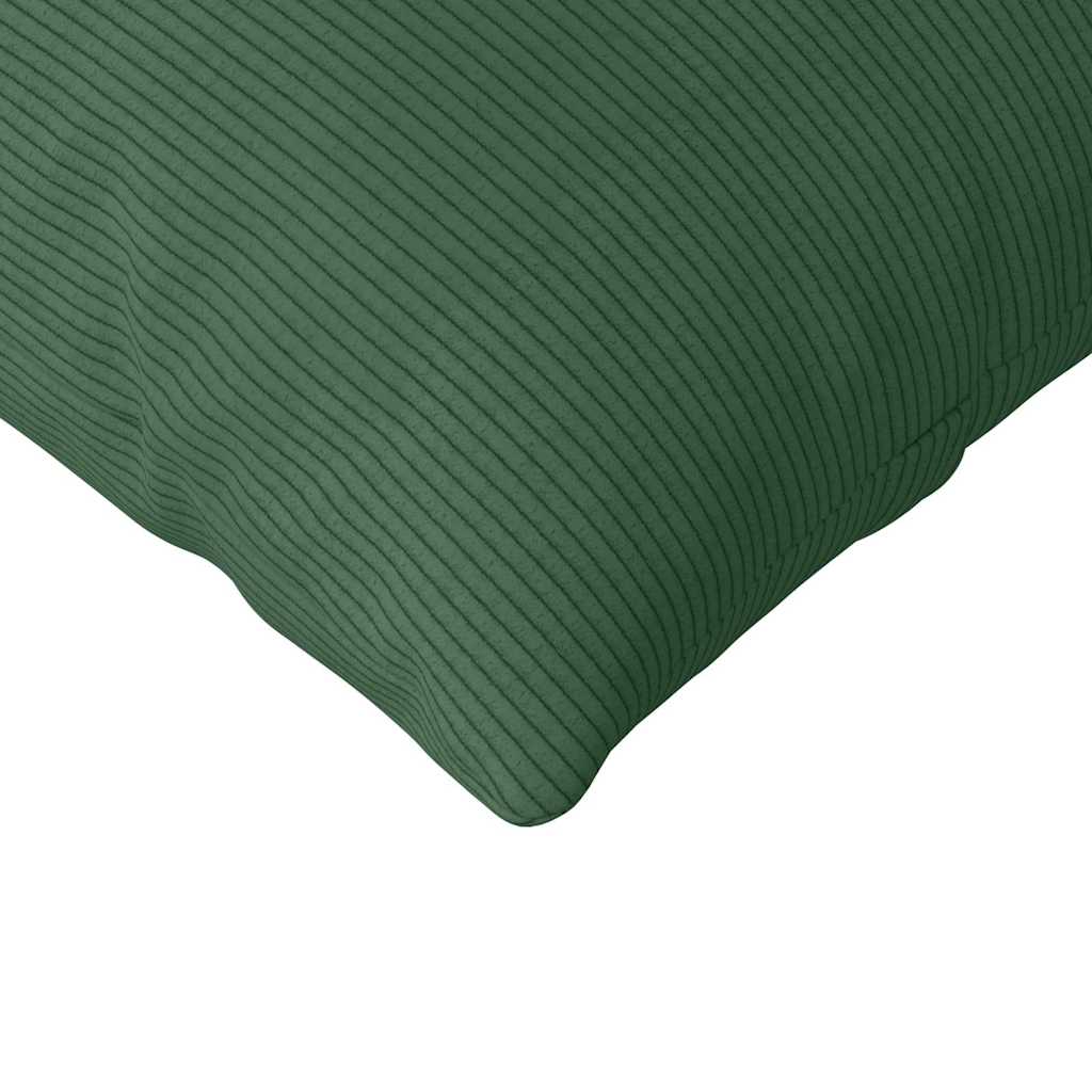Sofapuder 2 pcs Mørkegrøn 145 x 40 cm Velourstof