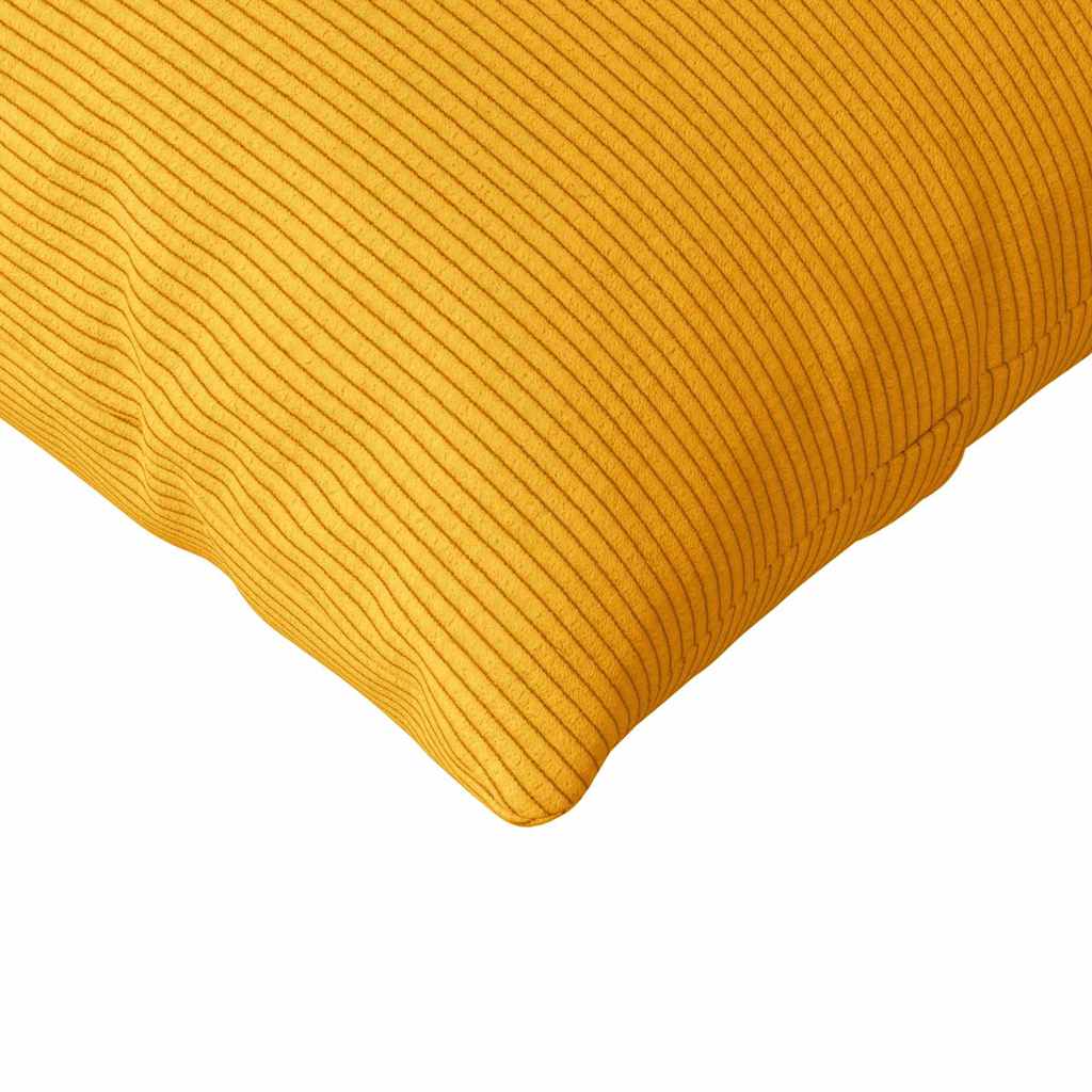 Sofapuder 2 pcs Lys Gul 145 x 40 cm Velourstof