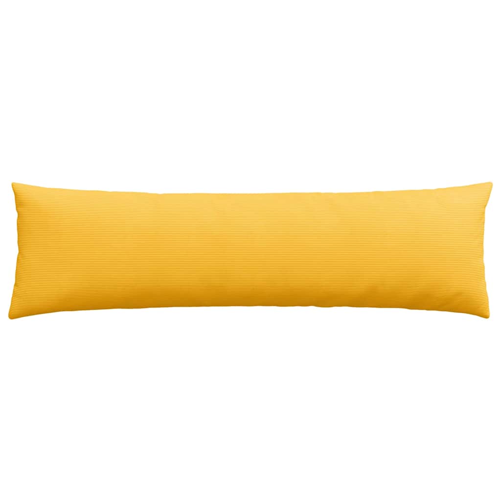 Sofapuder 2 pcs Lys Gul 145 x 40 cm Velourstof