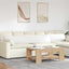 Sofapuder 2 stk. Stof Hvid 200 x 40 cm