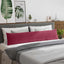 Sofapuder 2 pcs Vinrød 200 x 40 cm Velourstof