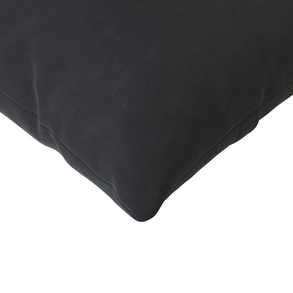 Sofapuder 2 pcs Sort 200 x 40 cm Velourstof