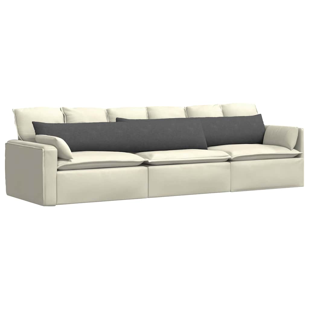 Sofapuder 2 pcs Mørkegrå 200 x 40 cm Velourstof