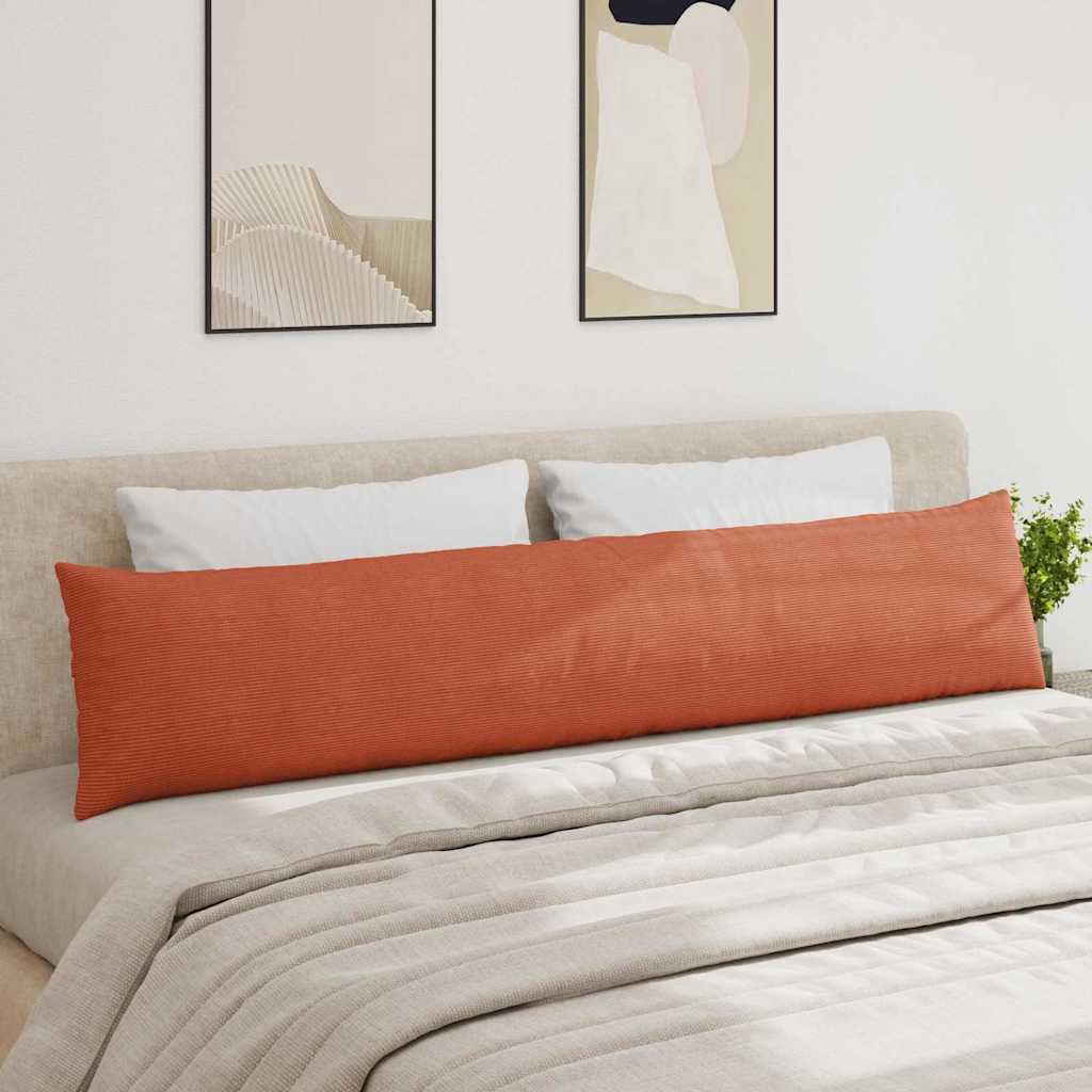 Sofapuder 2 pcs Rød orange 200 x 40 cm Velourstof