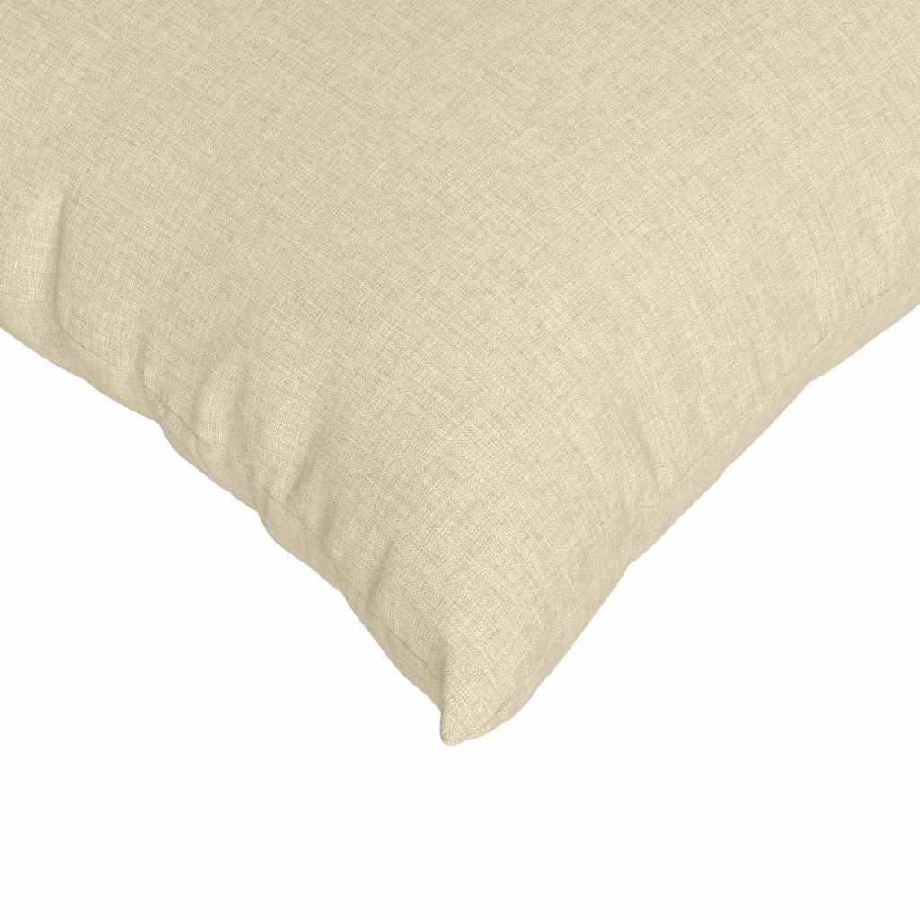 Sofapuder 2 stk. Stof Creme 45 x 45 cm