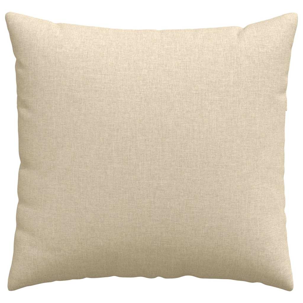 Sofapuder 2 stk. Stof Creme 45 x 45 cm