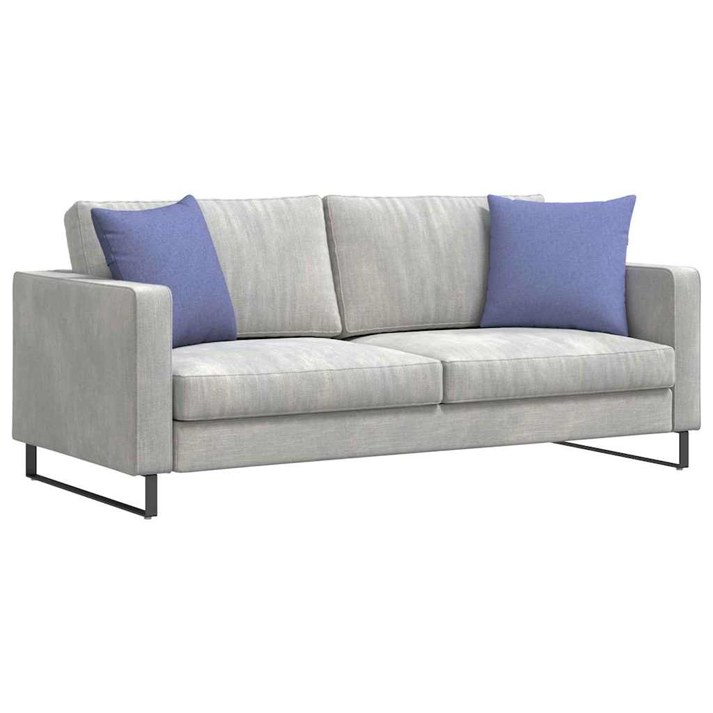 Sofapuder 2 stk. Stof Jeans blå 45 x 45 cm