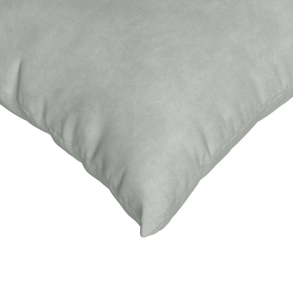 Sofapuder 2 pcs Lysegrå 45 x 45 cm Velourstof