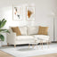 Sofapuder 2 pcs Brun 45 x 45 cm Velourstof