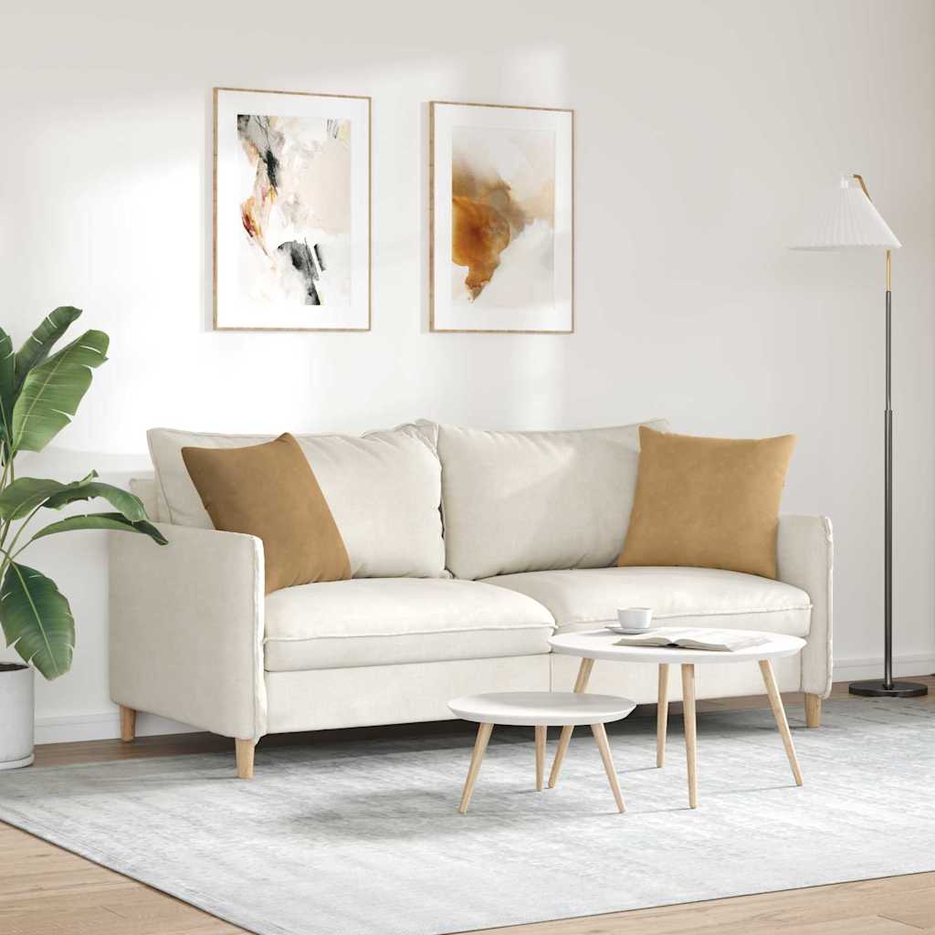 Sofapuder 2 pcs Brun 45 x 45 cm Velourstof