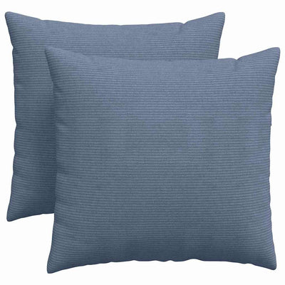 Sofapuder 2 pcs Blå 45 x 45 cm Velourstof