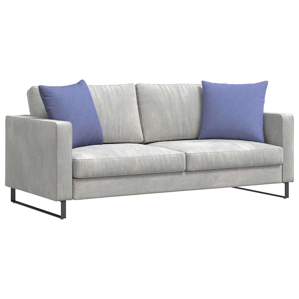 Sofapuder 2 stk. Stof Jeans blå 50 x 50 cm