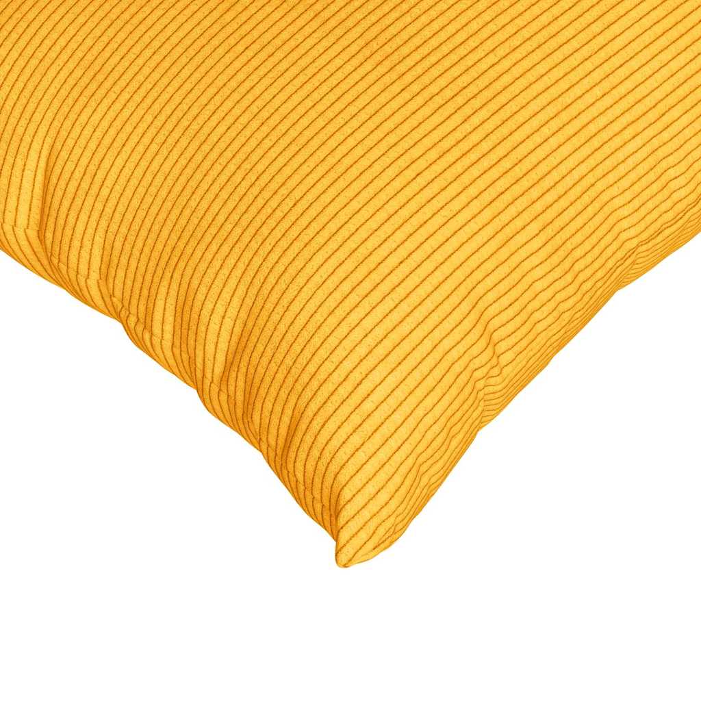 Sofapuder 2 pcs Lys Gul 50 x 50 cm Velourstof