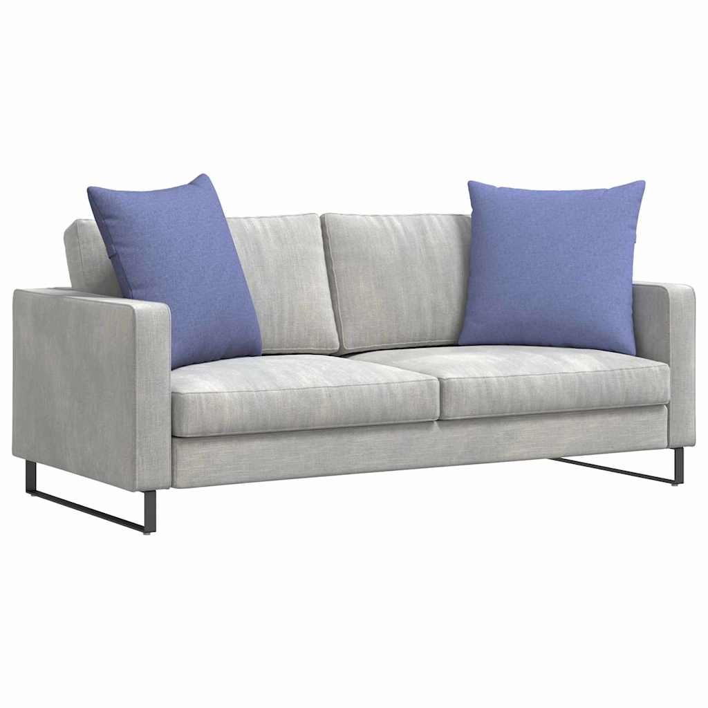 Sofapuder 2 stk. Stof Jeans blå 60 x 60 cm