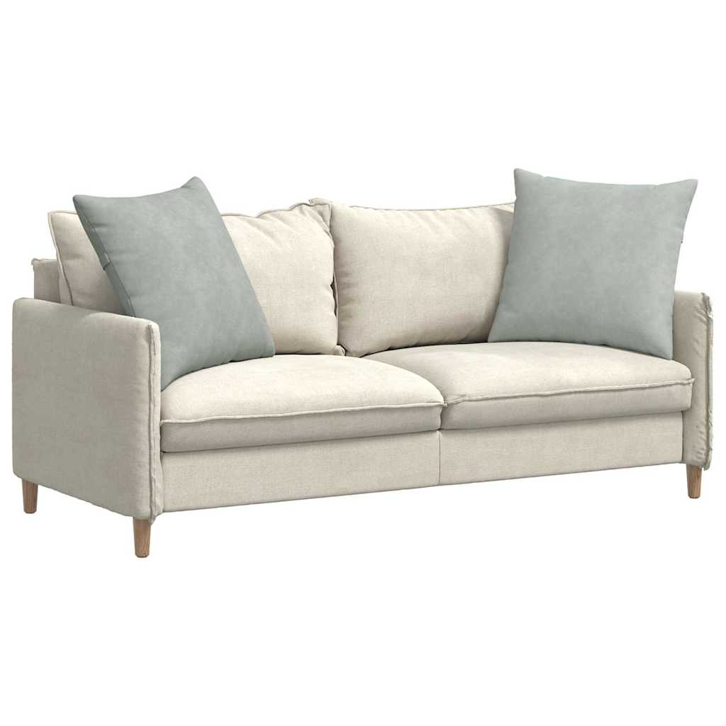 Sofapuder 2 pcs Lysegrå 60 x 60 cm Velourstof