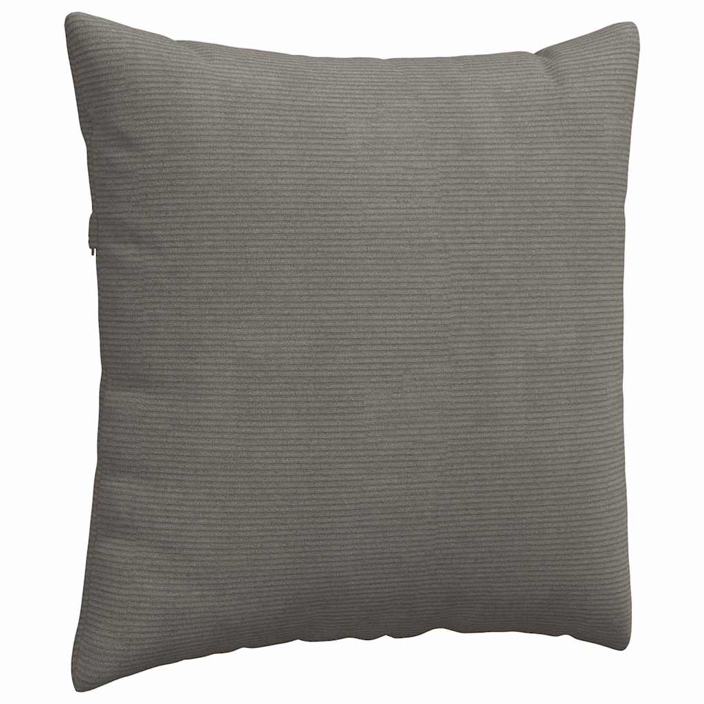 Sofapuder 2 pcs Lysegrå 60 x 60 cm Velourstof