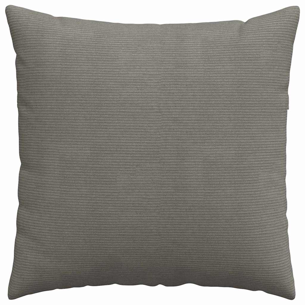 Sofapuder 2 pcs Lysegrå 60 x 60 cm Velourstof